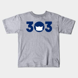 303 Design (Blue) Kids T-Shirt